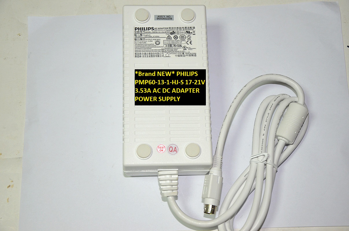 *Brand NEW* PHILIPS 17-21V 3.53A PMP60-13-1-HJ-S AC DC ADAPTER POWER SUPPLY